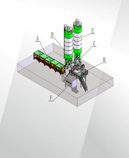 Bétonnière à ciment