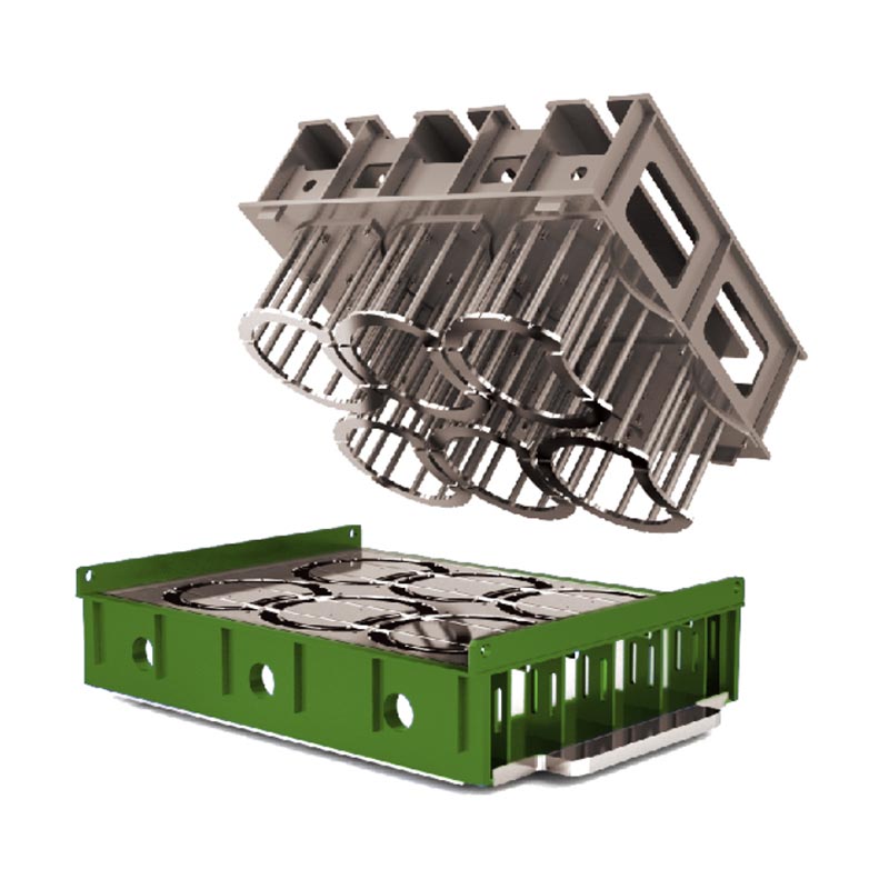 Moule de brique en béton de paysage